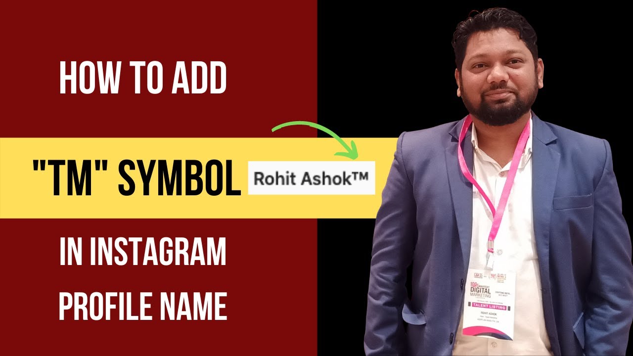 How To Add Tm On Instagram