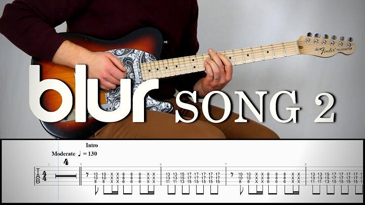 Song 2 Guitar version - Guitar performance video thumbnail