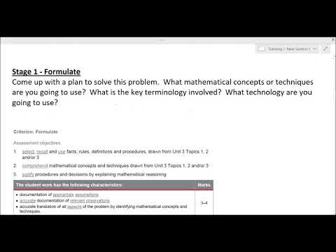 How to write a PSMT (Problem Solving and Modelling Task) for Queensland Maths Syllabus