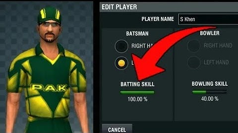 How To Increase Player Skill In WCC 2 🏏 100% Work 👍