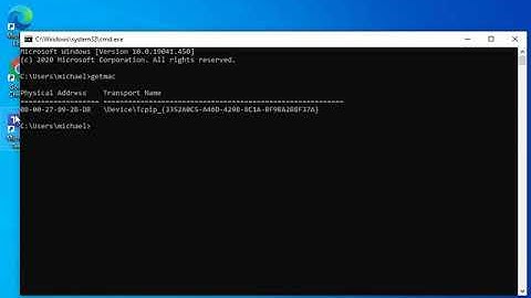 How to Get MAC Address via getmac command (simple and easy way)