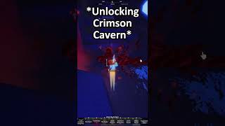 unlocking crimson cavern (finally) #fisch #roblox #fypシ