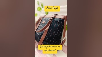 Zouk Office Bag ||Full Review on my Channel #zouk #zoukbags #officebag #laptopbag #womanbag #amazon