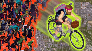 BICYCLE RACE to Louisville Versus SPRINTING ZOMBIES | Project Zomboid
