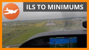 FLY ALONG with a CFII - ILS to MINIMUMS - real IFR training - actual tips and tricks IFR conditions