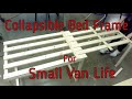 Slide Out Van Bed Frame Video for Van Life