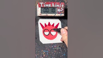 【ASMR】Drawing Raddy Sprunki in 40 Sec