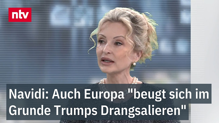 Auch Europa "beugt sich im Grunde Trumps Drangsalieren" - Navidi zu Widerstand und Strategie