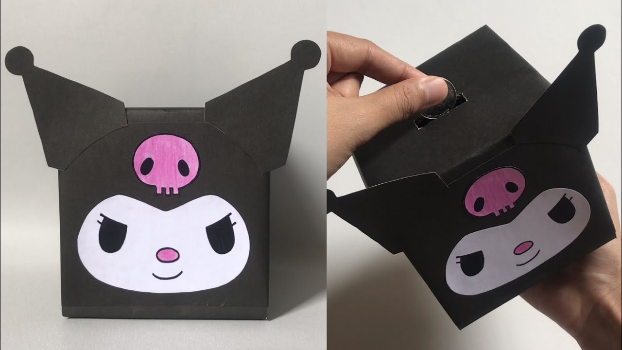 IDE KREATIF | Membuat Celengan Dari Kardus Bekas | Kuromi Sanrio