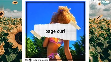 Videostar Page Curl Tutorial
