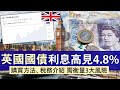 英國國債利息高達4.9厘 買入方法詳細教學│買國債稅務安排 如何選擇購買年期和時機？3大風險要知道！│英鎊投資