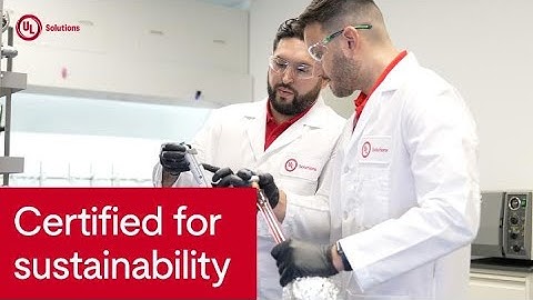 UL ECOLOGO® Certification from UL Solutions