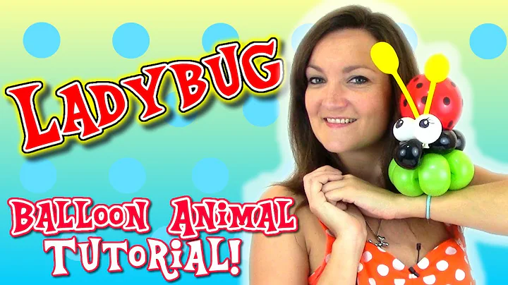 Easy LADYBUG Balloon Animal tutorial - Learn Balloon Animals with Holly!