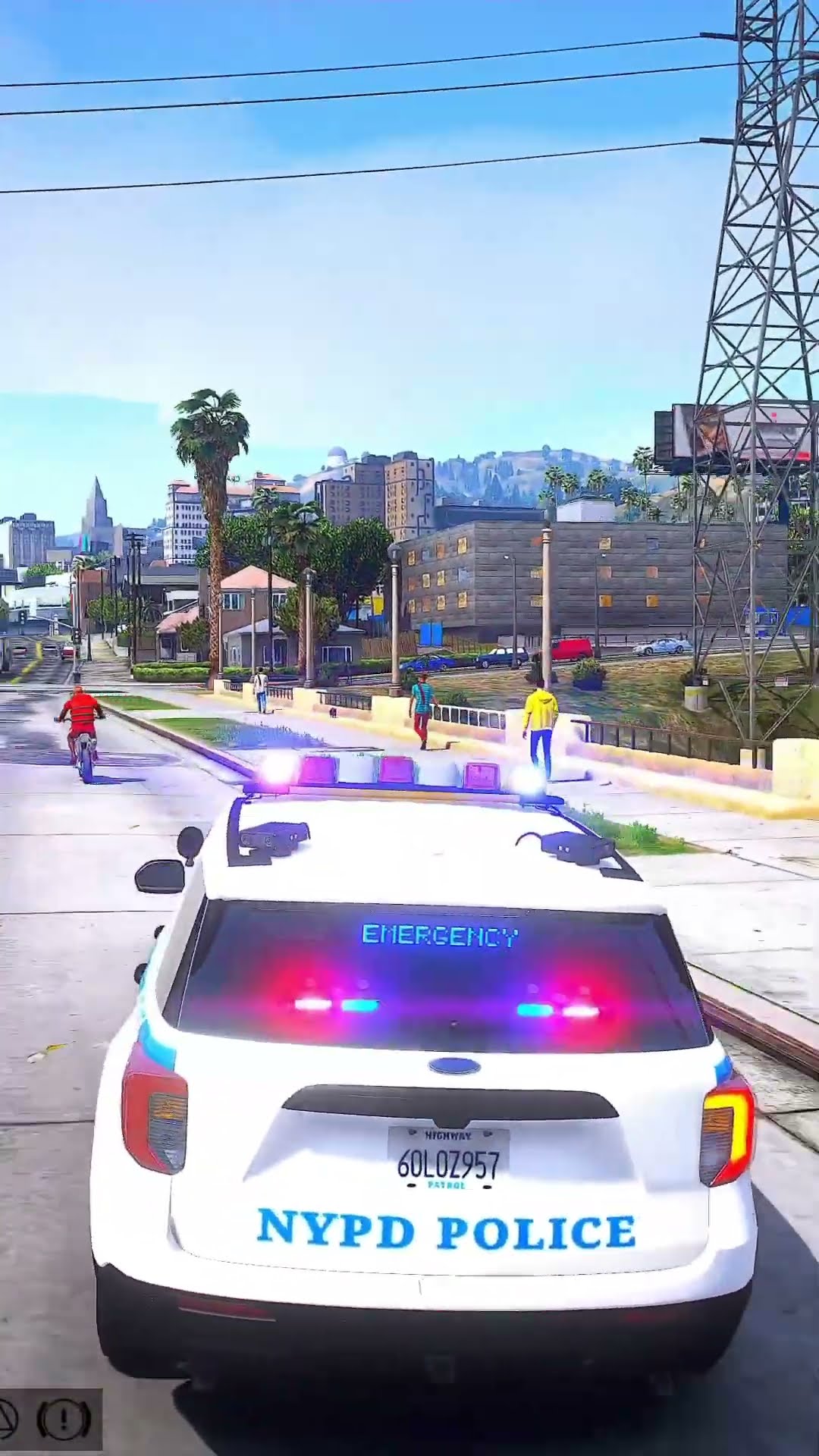 Dirtbike VS NYPD|| GTA 5 Lspdfr Mod| 4K