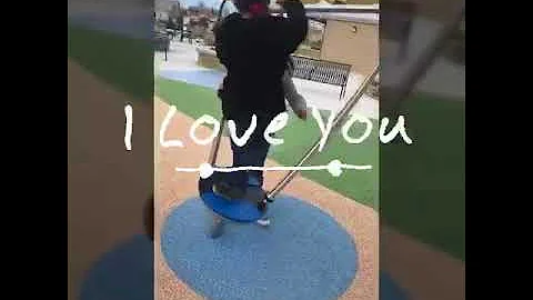 At the park having a blast
