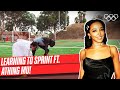 Tinashe Learns How to Sprint with Athing Mu | From The Top 🏃‍♀️