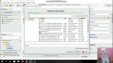 Crawling, Filtering, Labeling, Analyze Sentimen Menggunakan RapidMiner