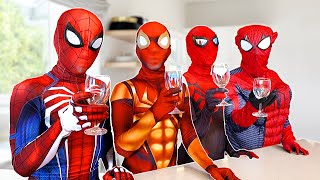 SUPERHERO's Story || How is Morning of Spider-Man in The Mansion ??? ( Funny Live Action )