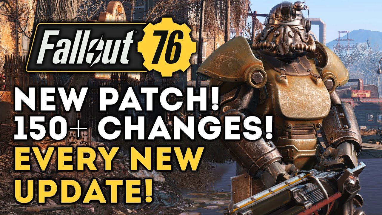 Fallout 76 - NEW PATCH! 150+ Changes! Every New Change to Gameplay and More! starfields hallman