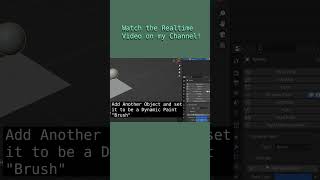Dynamic Paint Water Tutorial | Blender 3D Tutorial #animation #tutorial #blendertutorial #water