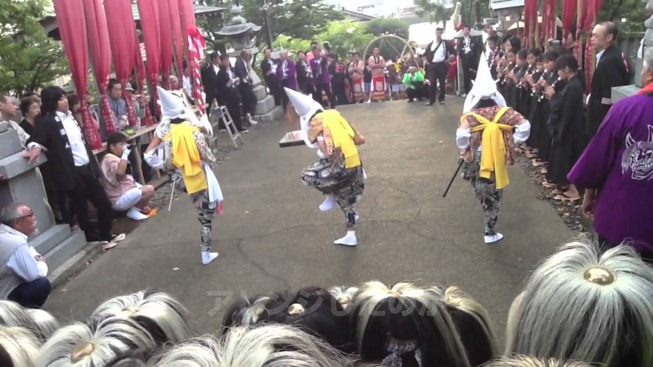 内灘の祭礼・菅原神社の悪魔払い2012