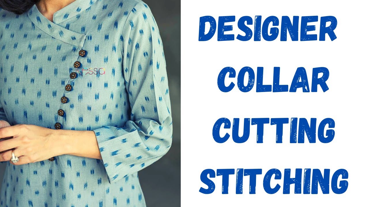 New Collar Neck Design 2021 Latest Collar Neck Design Cutting Stitching| Angrakha Collar Design