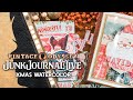 Junk Journal Live - Xmas Watercolor Poinsettia