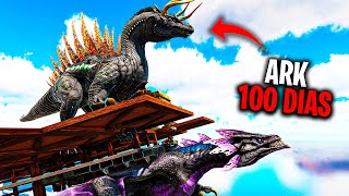 ¡SOBREVIVIENDO 100 DÍAS en ARK Survival Evolved sobre un DRAGÓN! #4