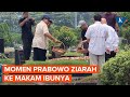 Prabowo Ditemani Didit Ziarah ke Makam Ibunya di Tanah Kusir