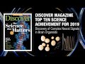 Discover Magazine Top Ten Science Achievement for 2019: Complex Neural Signals in Brain Organoids