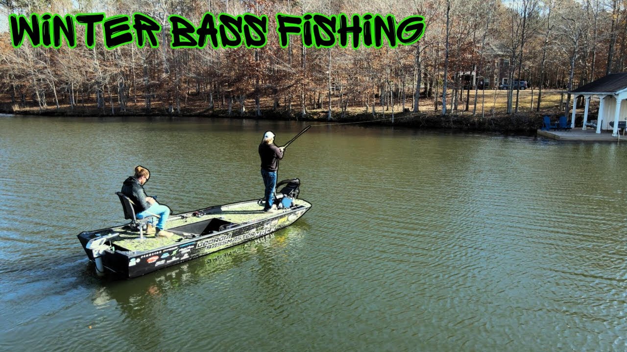 These Winter Bass Were holding ON The Bank