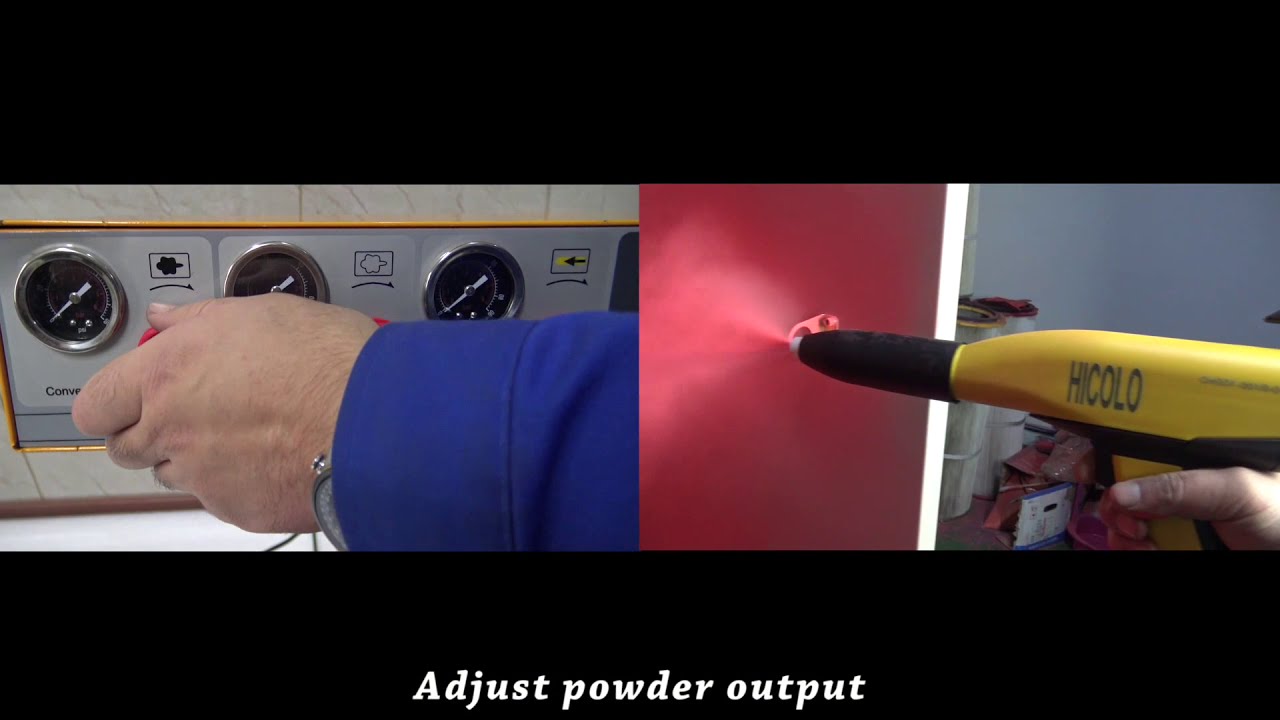 COLO-500 star powder coating gun, simple, cheap!