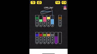 water sort puzzle level 2147