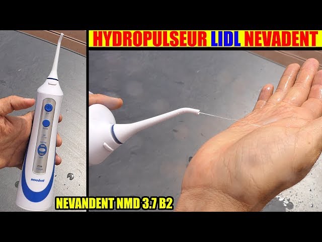 hygiène YouTube buccale - Munddusche Water Jet Flosser LIDL HYDROPULSEUR NEVADENT