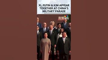 Xi, Putin and Kim Appear Together at China’s Military Parade | 2025 China Victory Parade | N18G