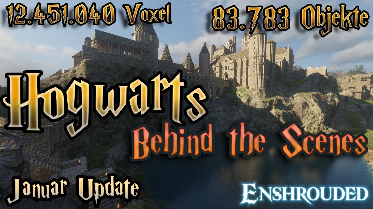 Hogwarts Projekt: Die finale Dekophase hat begonnen!  [Enshrouded]