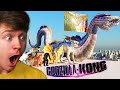 Reacting to GODZILLA x KONG the SIZE COMPARISON!