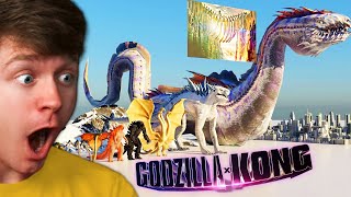 Reacting to GODZILLA x KONG the SIZE COMPARISON!