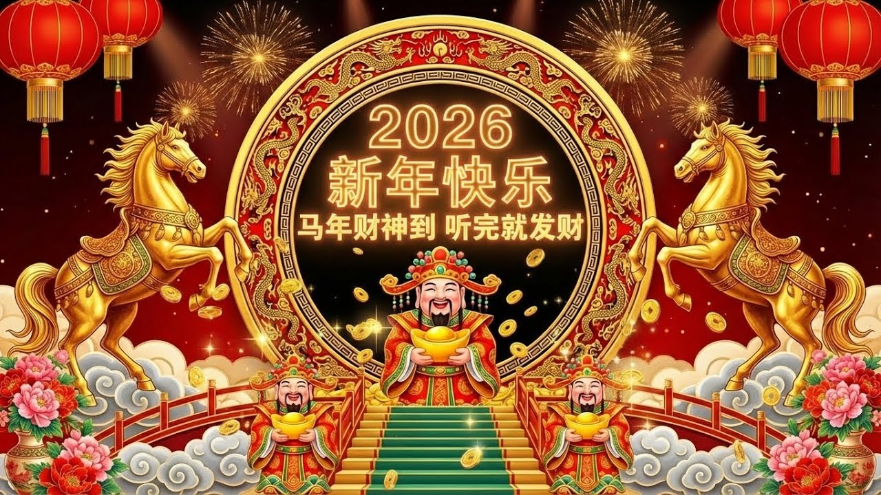 Chinese New Year Songs 2026 🧧 听了就发财｜迎财神转好运｜经典贺岁金曲合集 | CNY Music