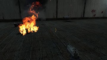 Fire particles test