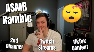 Asmr Gaming Ramble 2Nd Channel Twitch Streams Tiktok Content More Whispered
