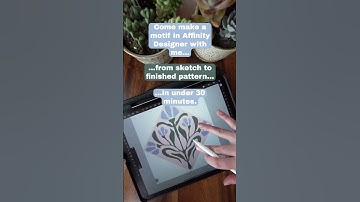 👉 Sketch to Pattern in 30 Minutes: Motif Magic in Affinity Designer #ipadart