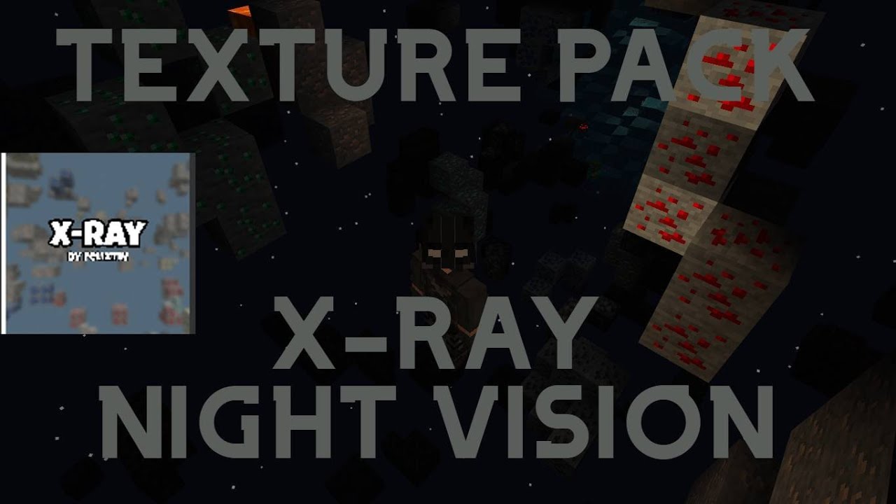 Texture Pack Minecraft Bedrock Xray Night Vision 1.19 Minecraft