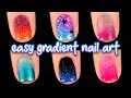 Easy gradient nail art tutorial compilation diy manicure  kelli marissa