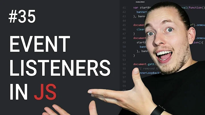 35: What Are Event Listeners In JavaScript | JavaScript Events | JavaScript Tutorial | mmtuts