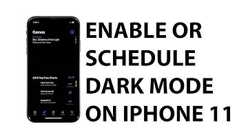 How to Enable and Schedule Dark Mode on iPhone 11