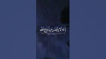 الاية 87 من سورة(يوسف)/شاشة سوداء #القرآن الكريم