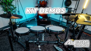 Every Kit in the Alesis Nitro Max Electronic Drumset