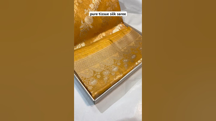 a very beautiful saree pure tissue silk banarasi handloom kadhwa sarees #shorts