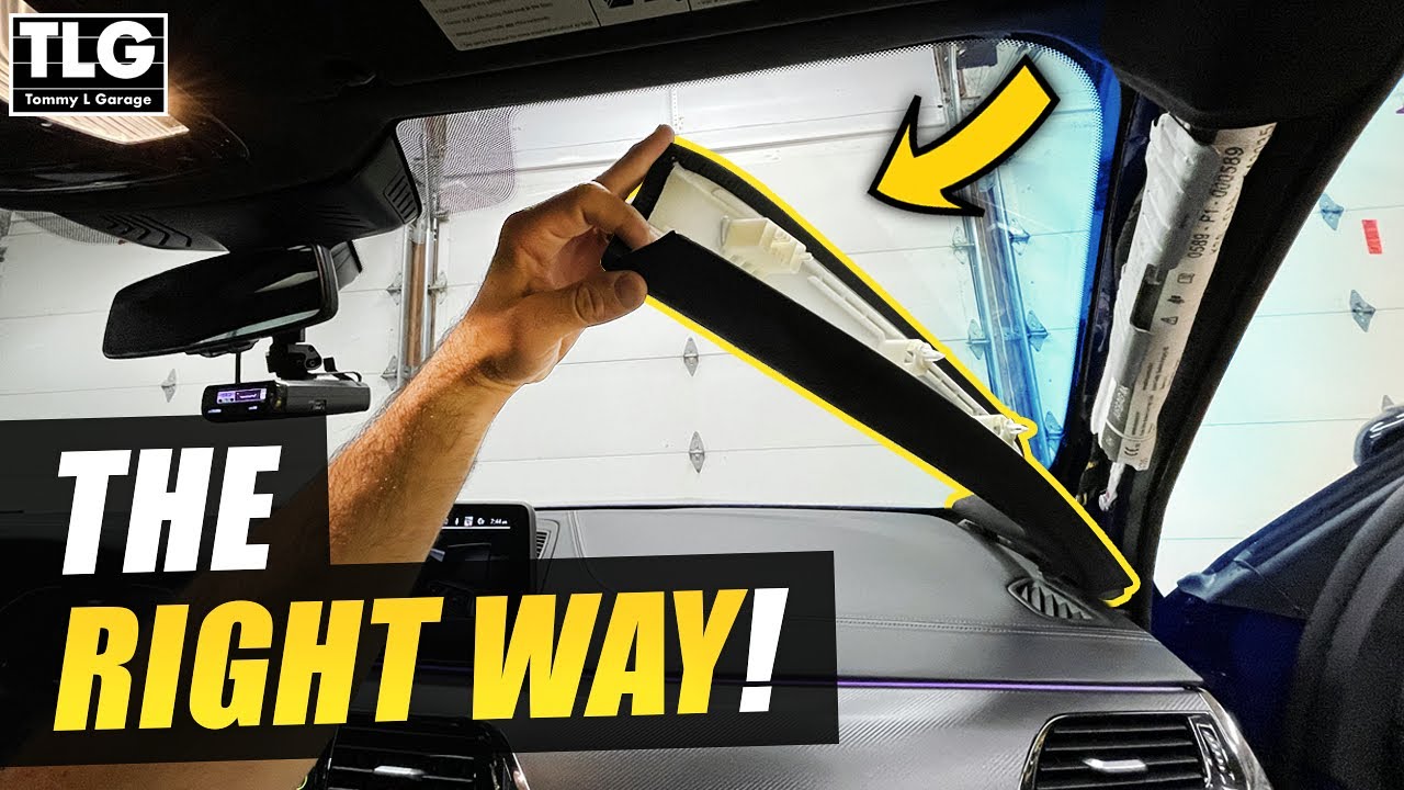 Fast and Easy BMW A Pillar Trim Removal (G20, G80, G82, G87, F90, and more)  